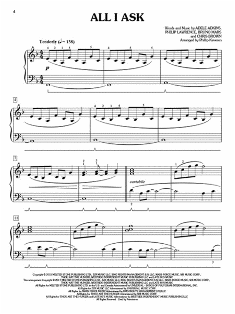 Adele for Easy Classical Piano Easy Piano scores gallery preview page 2