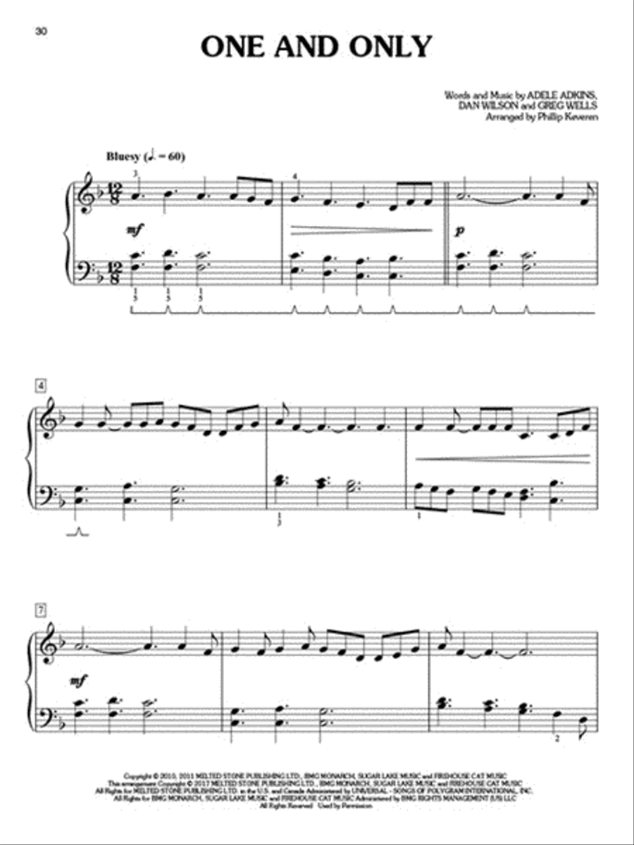 Adele for Easy Classical Piano Easy Piano scores gallery preview page 3