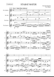 Stabat Mater - G. Pergolesi for SAX Quartet (SATB)