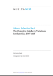 The Complete Goldberg Variations for flute trio