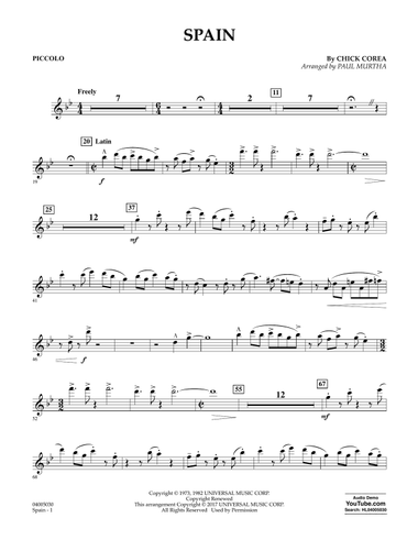 Spain - Piccolo