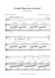 O Wind, Where Have You Been? for Soprano & Piano