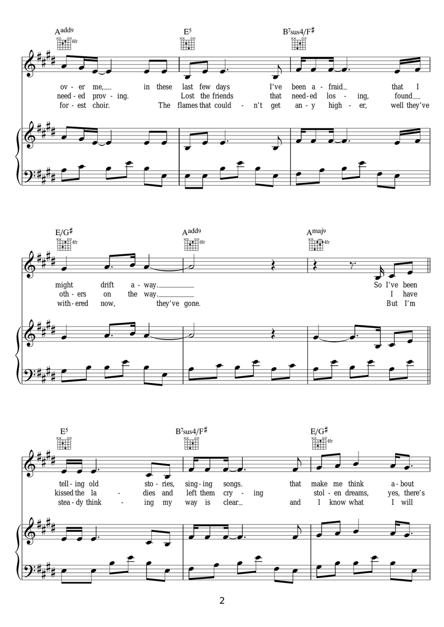 Caledonia Caledonia Piano, Vocal scores gallery preview page 2