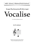 RACHMANINOFF: Vocalise, Op. 34 no. 14 (transposed to G minor)