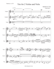 Trio for Two Violins and Viola
