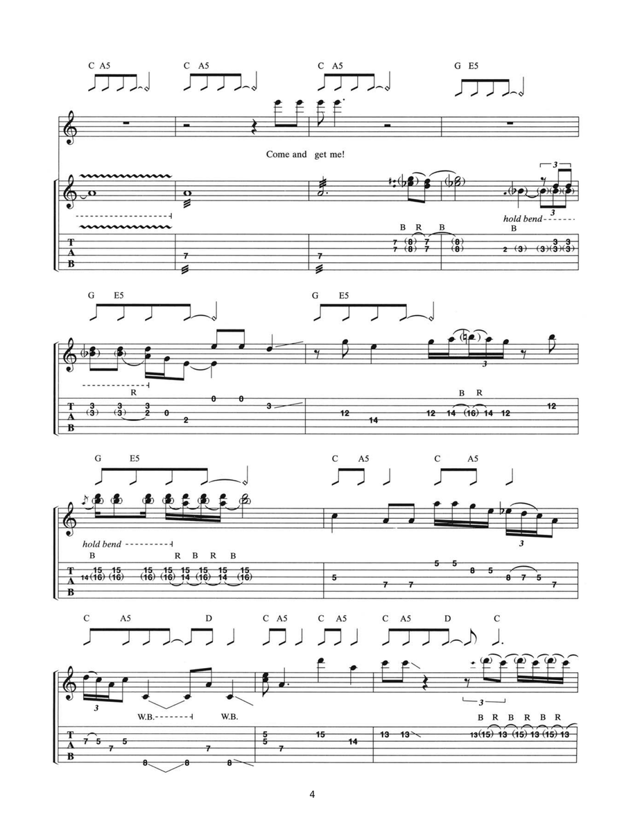 Come And Get It Come And Get It Guitar Tablature scores gallery preview page 4