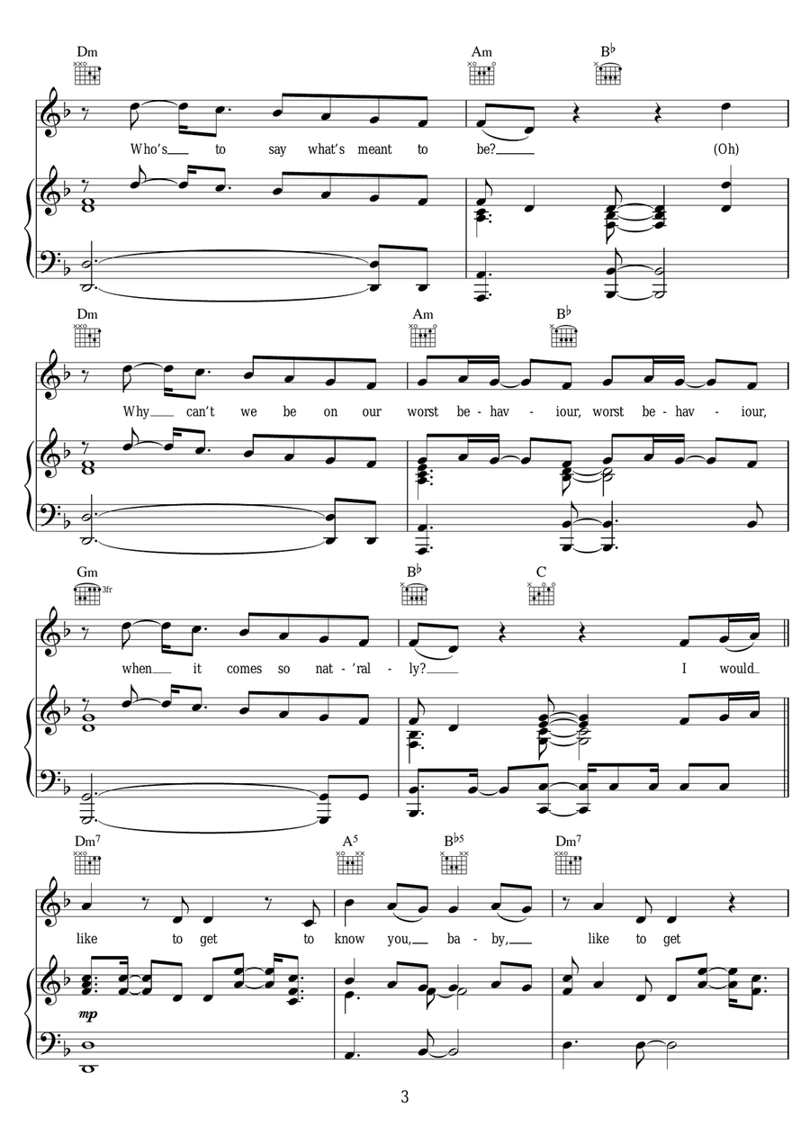I Would Like I Would Like Piano, Vocal scores gallery preview page 3