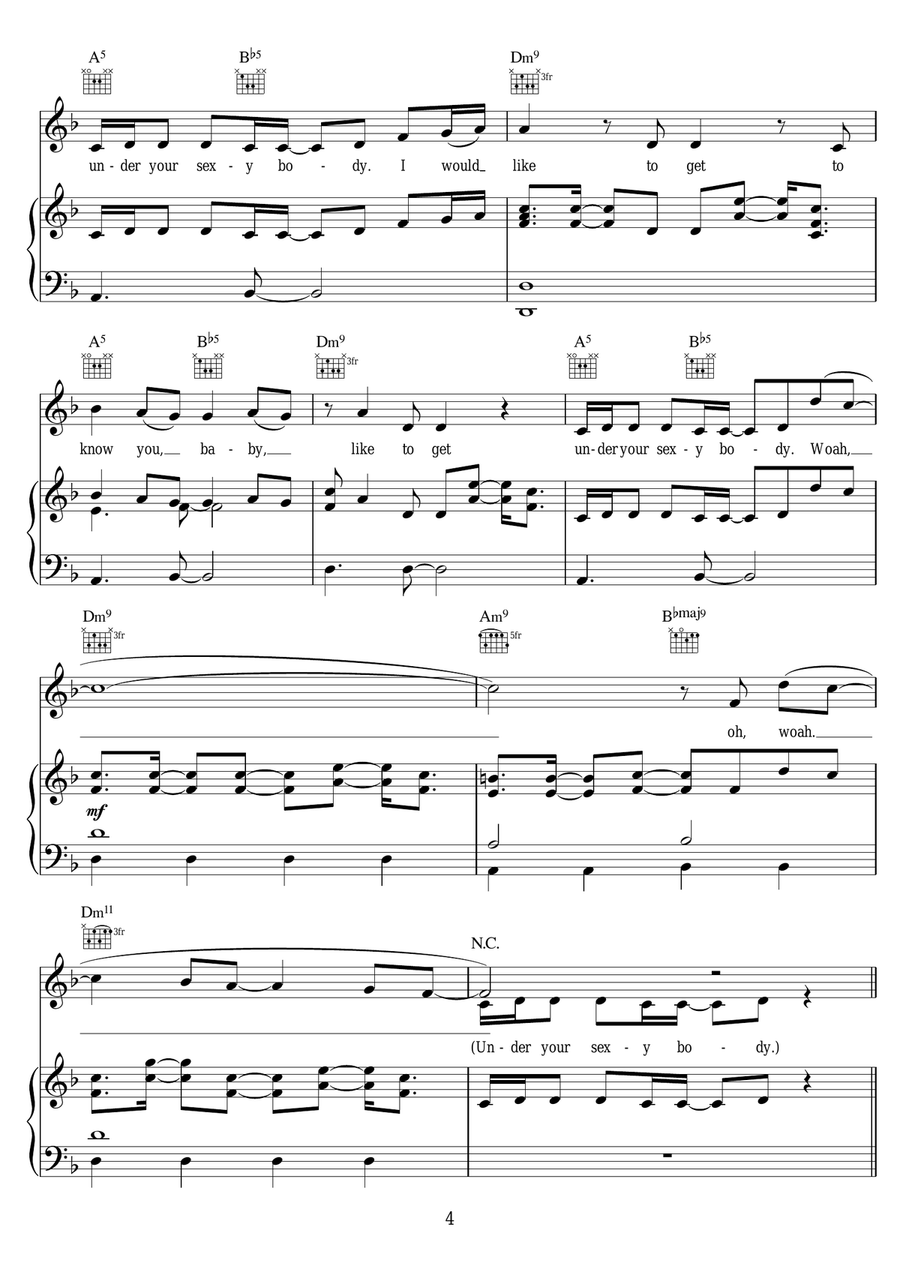 I Would Like I Would Like Piano, Vocal scores gallery preview page 4