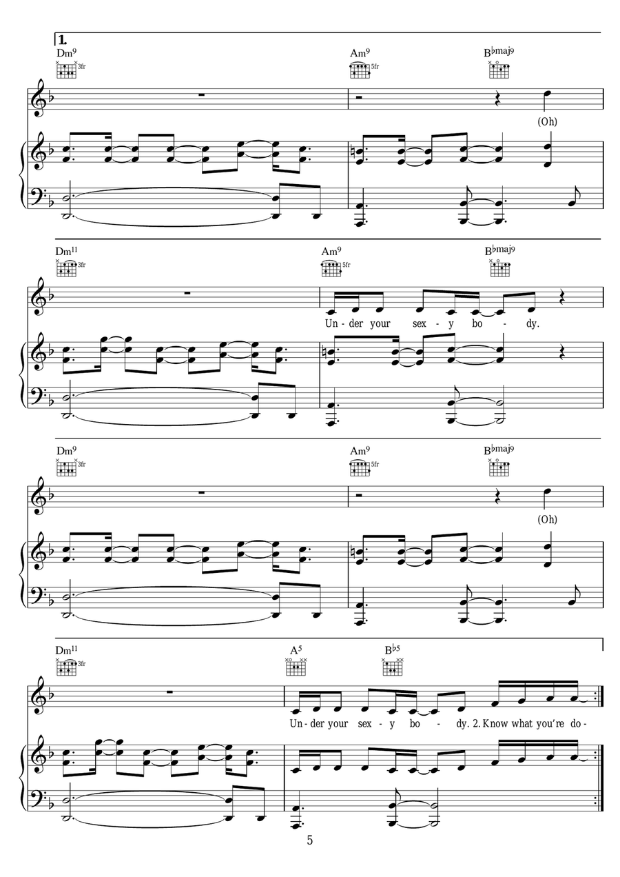 I Would Like I Would Like Piano, Vocal scores gallery preview page 5