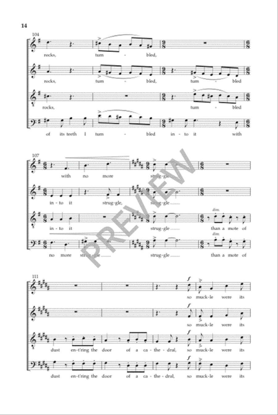 The Valley of Delight The Valley of Delight 4-Part scores gallery preview page 15