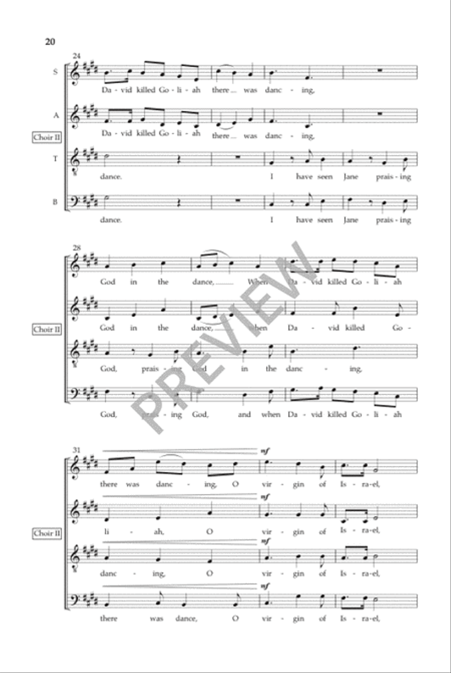 The Valley of Delight The Valley of Delight 4-Part scores gallery preview page 21