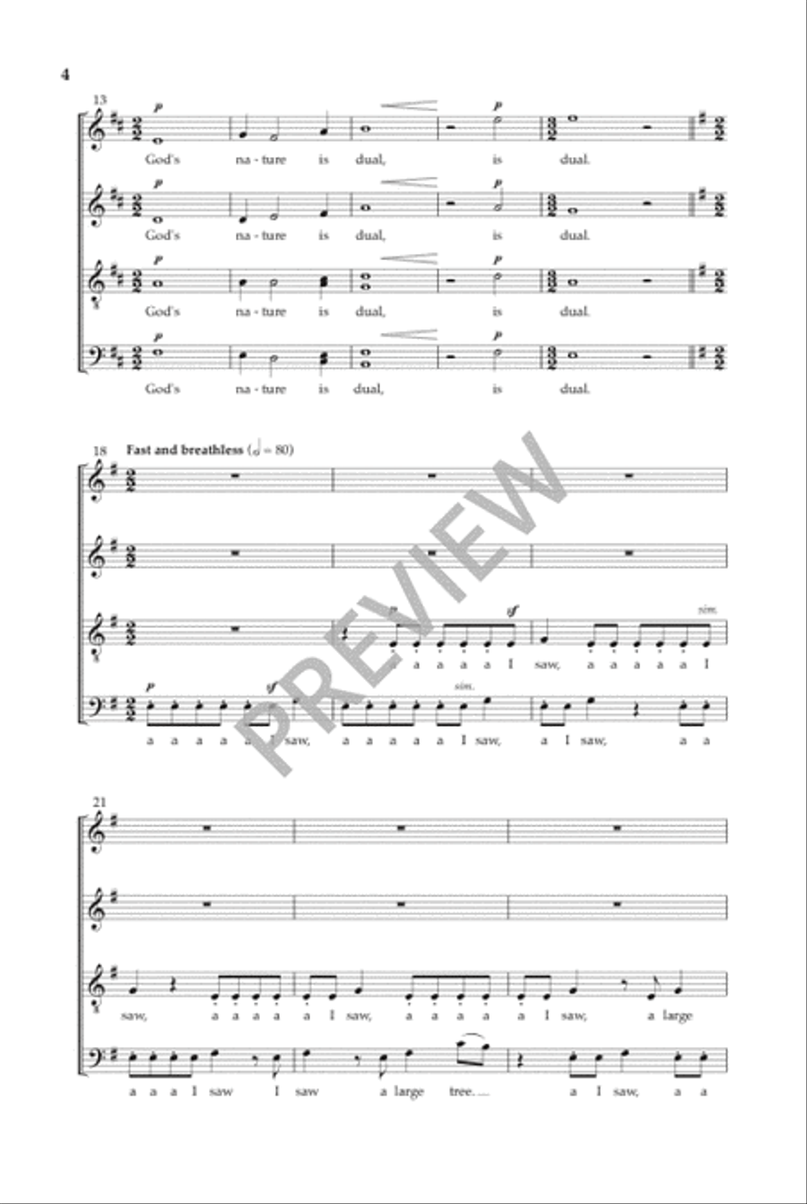 The Valley of Delight The Valley of Delight 4-Part scores gallery preview page 5