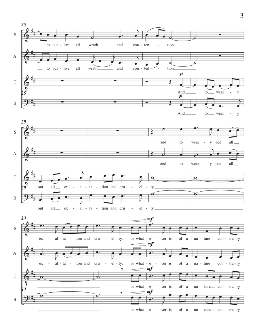 THERE IS A SPIRIT for SATB Choir a Capella, Poem by James Nayler (2024 Revision) 4-Part scores gallery preview page 5