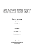 Apres un reve - A Minor