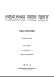 Caro mio ben - C Major