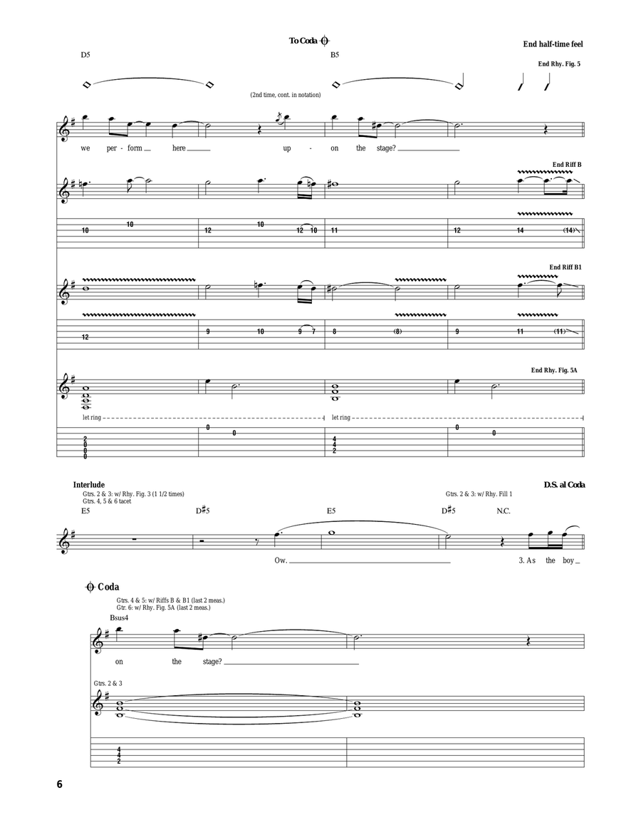 The Stage The Stage Acoustic Guitar scores gallery preview page 6