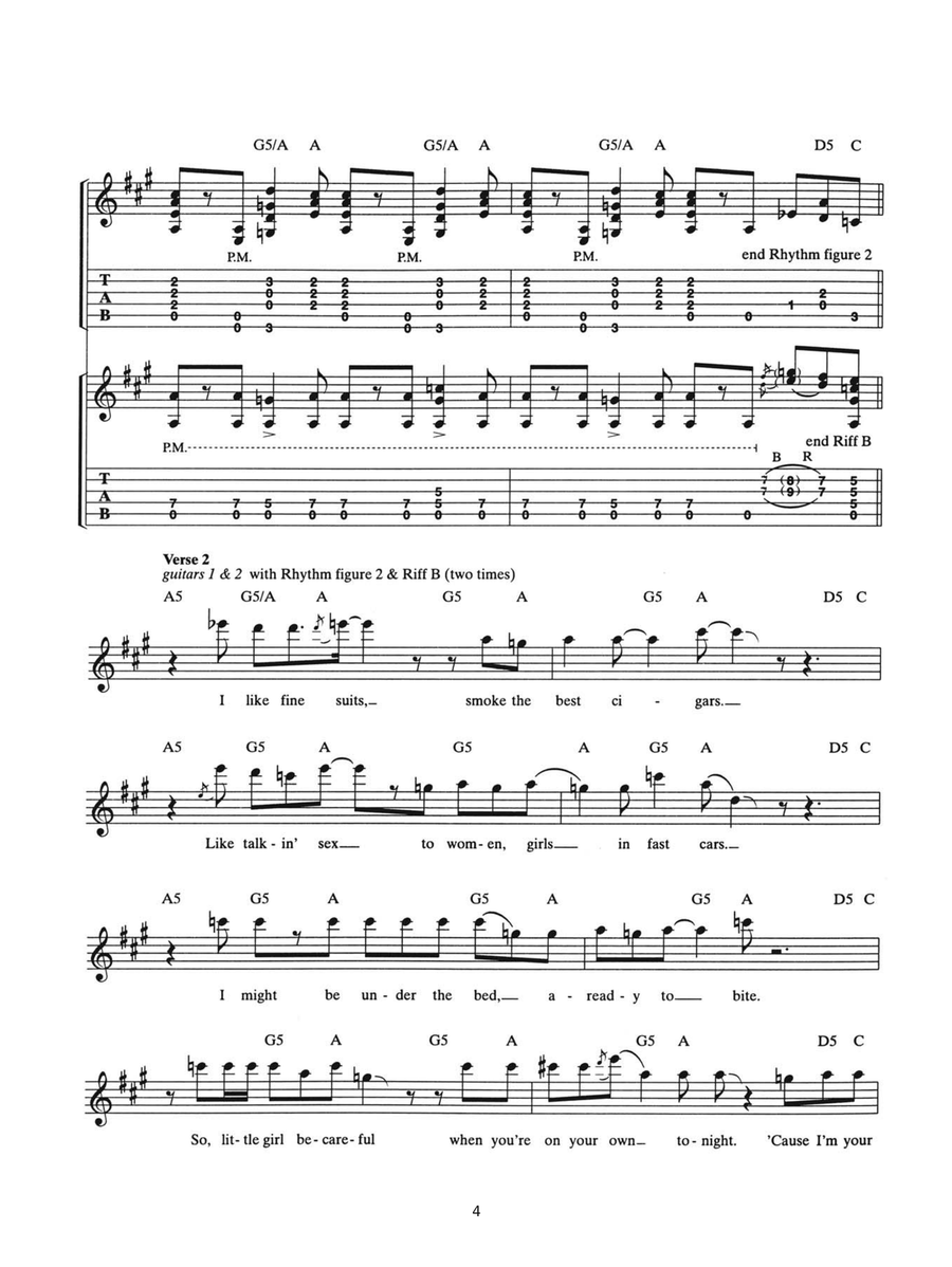 Boogie Man Guitar Tablature scores gallery preview page 4
