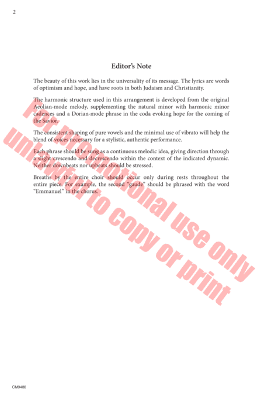Veni, Veni Emmanuel Veni, Veni Emmanuel SSA scores gallery preview page 3