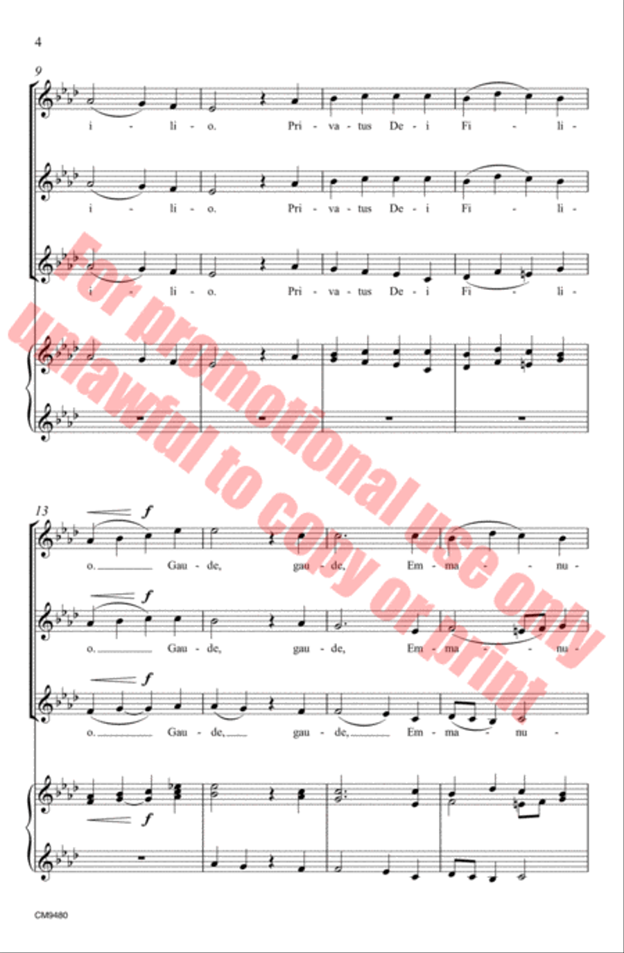 Veni, Veni Emmanuel Veni, Veni Emmanuel SSA scores gallery preview page 5