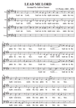 Lead Me Lord A Cappella SATB mini preview