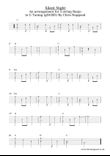 Silent Night for 5-String Banjo
