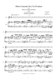 Albinoni - Oboe Concerto No.2 in D minor Op.9 for Oboe or Flute and Piano