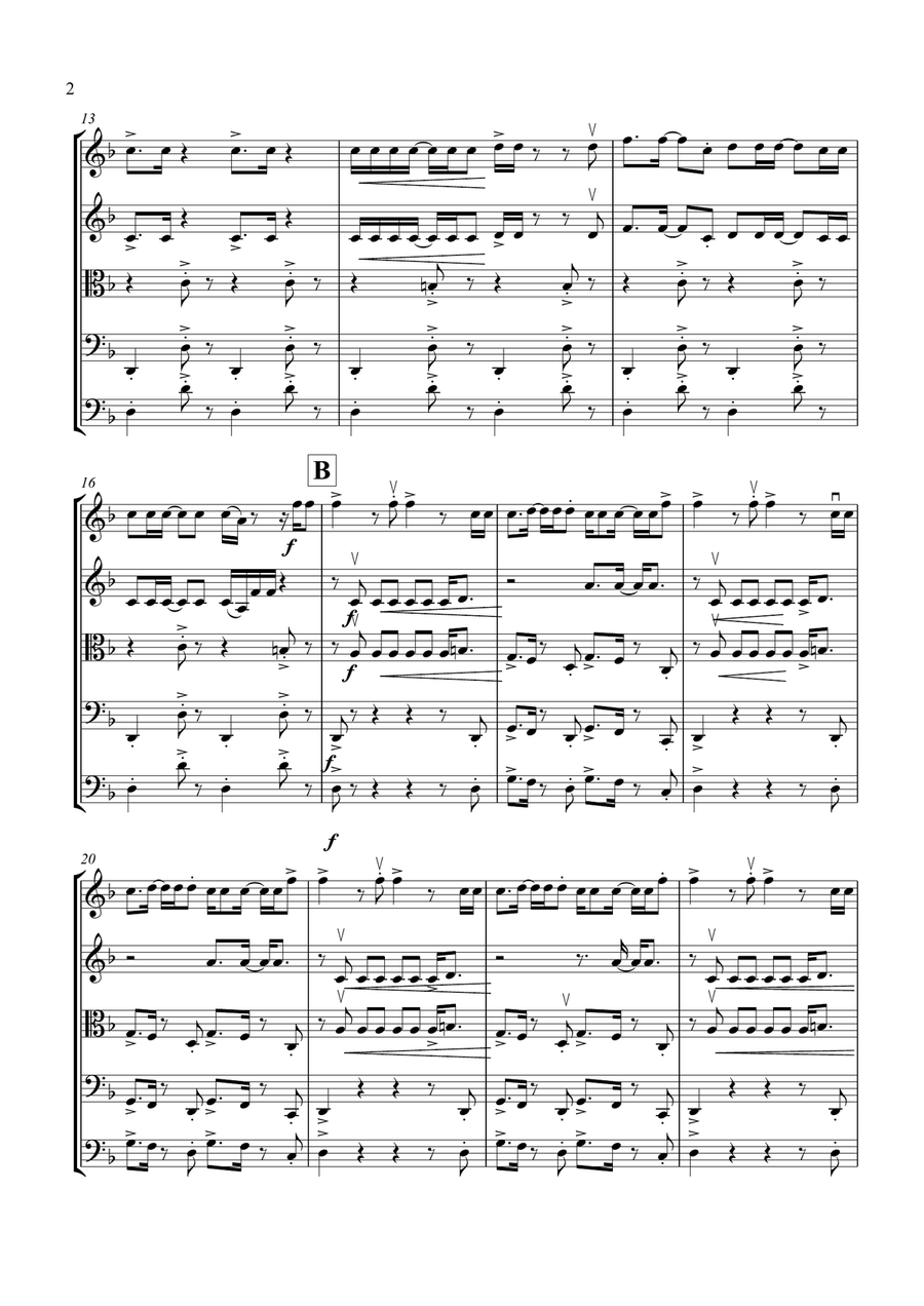 Uptown Funk Uptown Funk String Orchestra scores gallery preview page 3