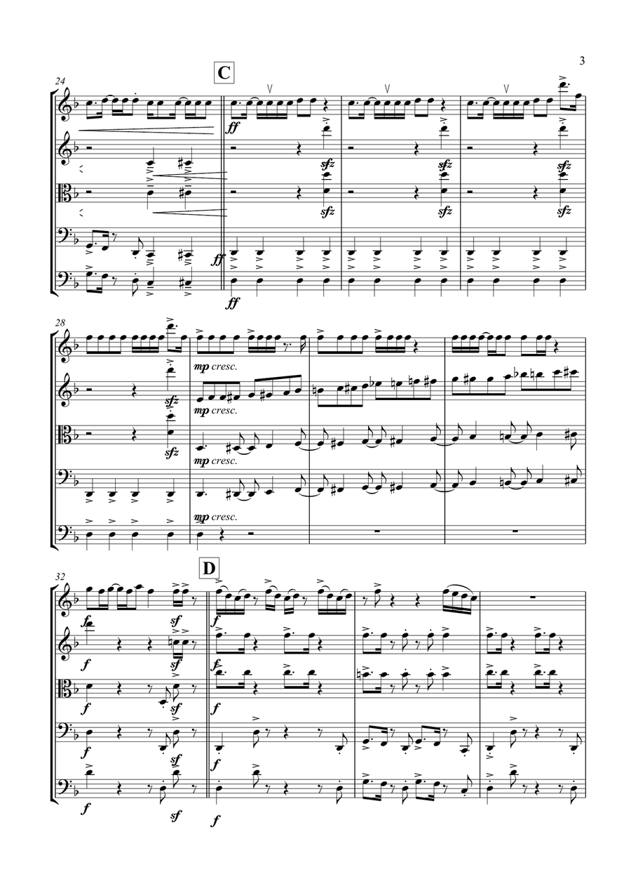 Uptown Funk Uptown Funk String Orchestra scores gallery preview page 4