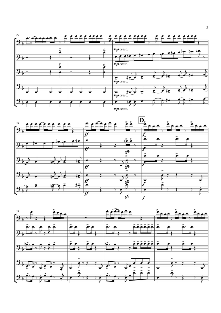 Uptown Funk Small Ensemble scores gallery preview page 4