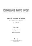 Nel cor piu non mi sento - Eb Major