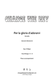 Per la gloria d'adorarvi - D Major