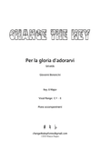 Per la gloria d'adorarvi - E Major