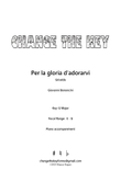 Per la gloria d'adorarvi - G Major