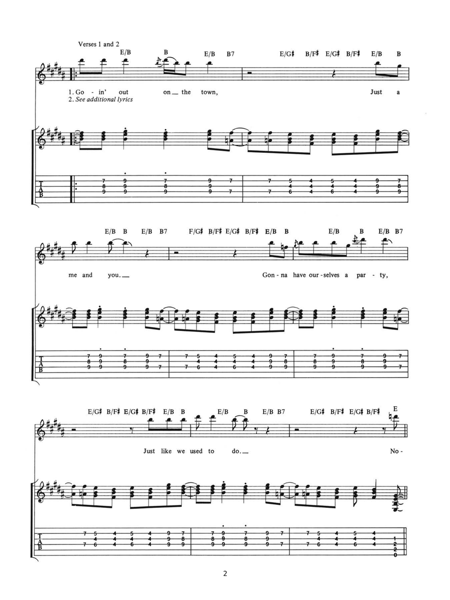 Get It Hot Guitar Tablature scores gallery preview page 2