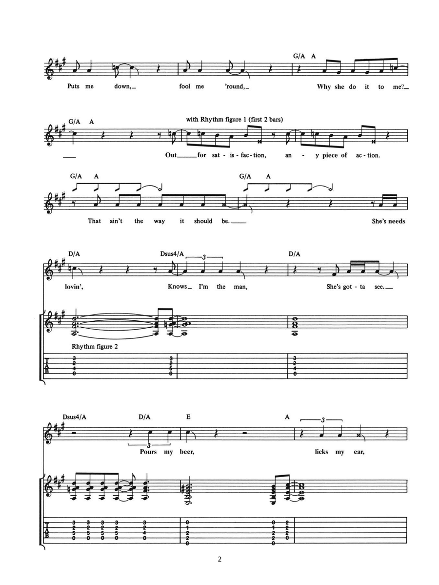 Hell Ain't A Bad Place To Be Guitar Tablature scores gallery preview page 2