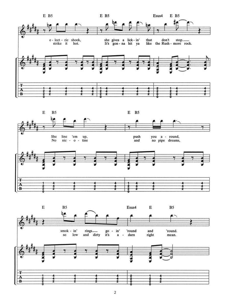Hard As A Rock Hard As A Rock Guitar Tablature scores gallery preview page 2