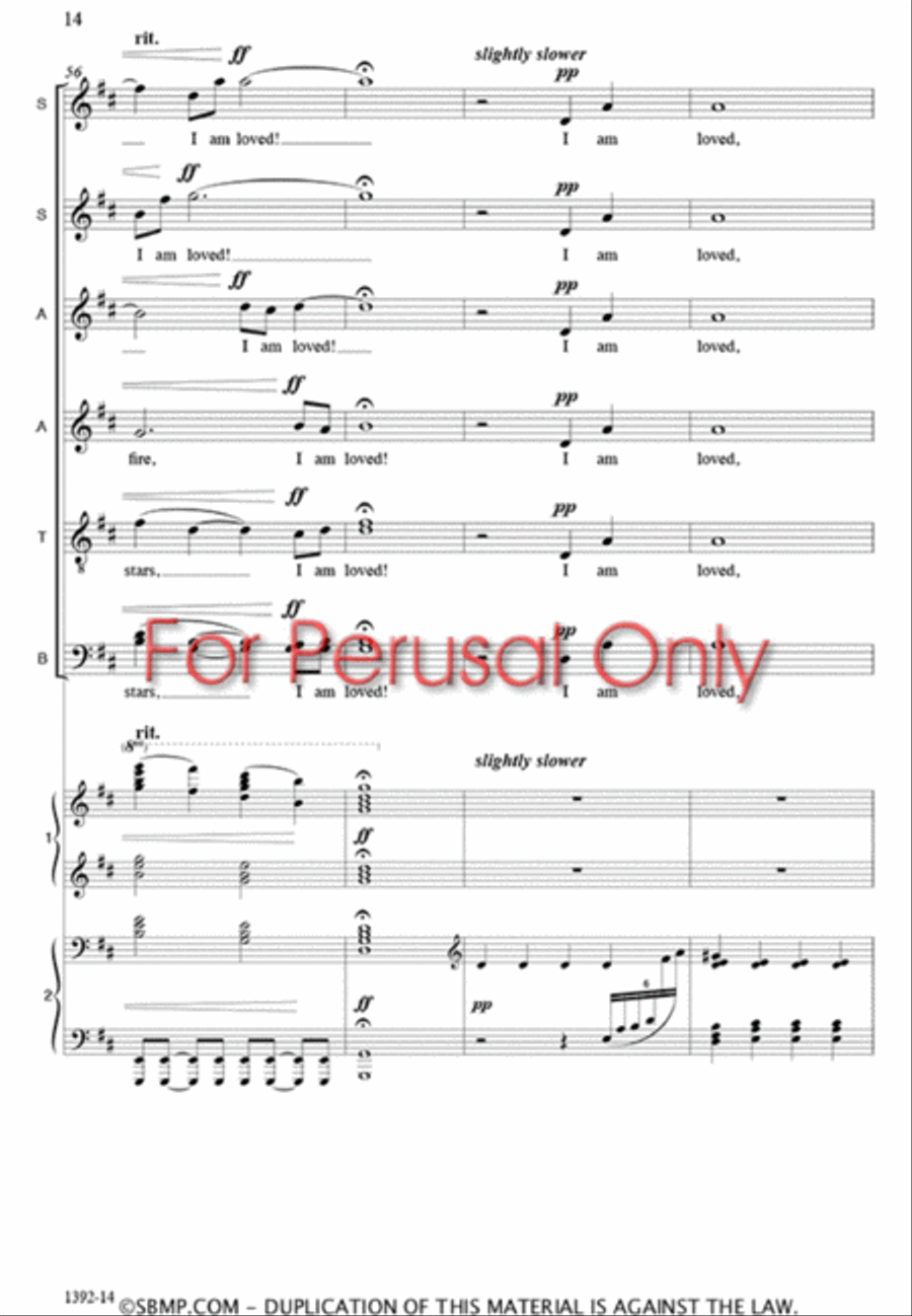 Joy - SATB Octavo Joy - SATB Octavo 4-Part scores gallery preview page 13