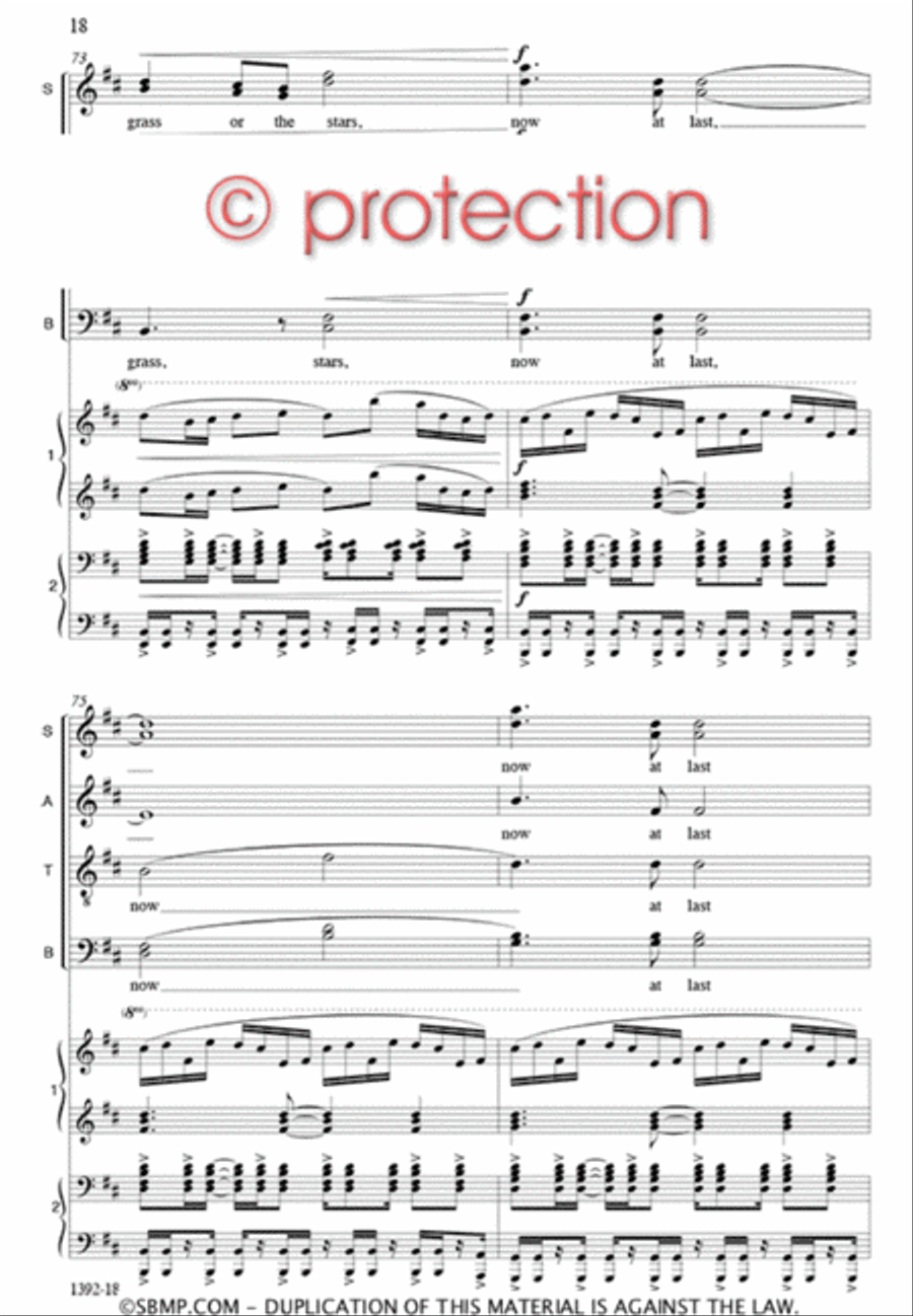 Joy - SATB Octavo Joy - SATB Octavo 4-Part scores gallery preview page 17