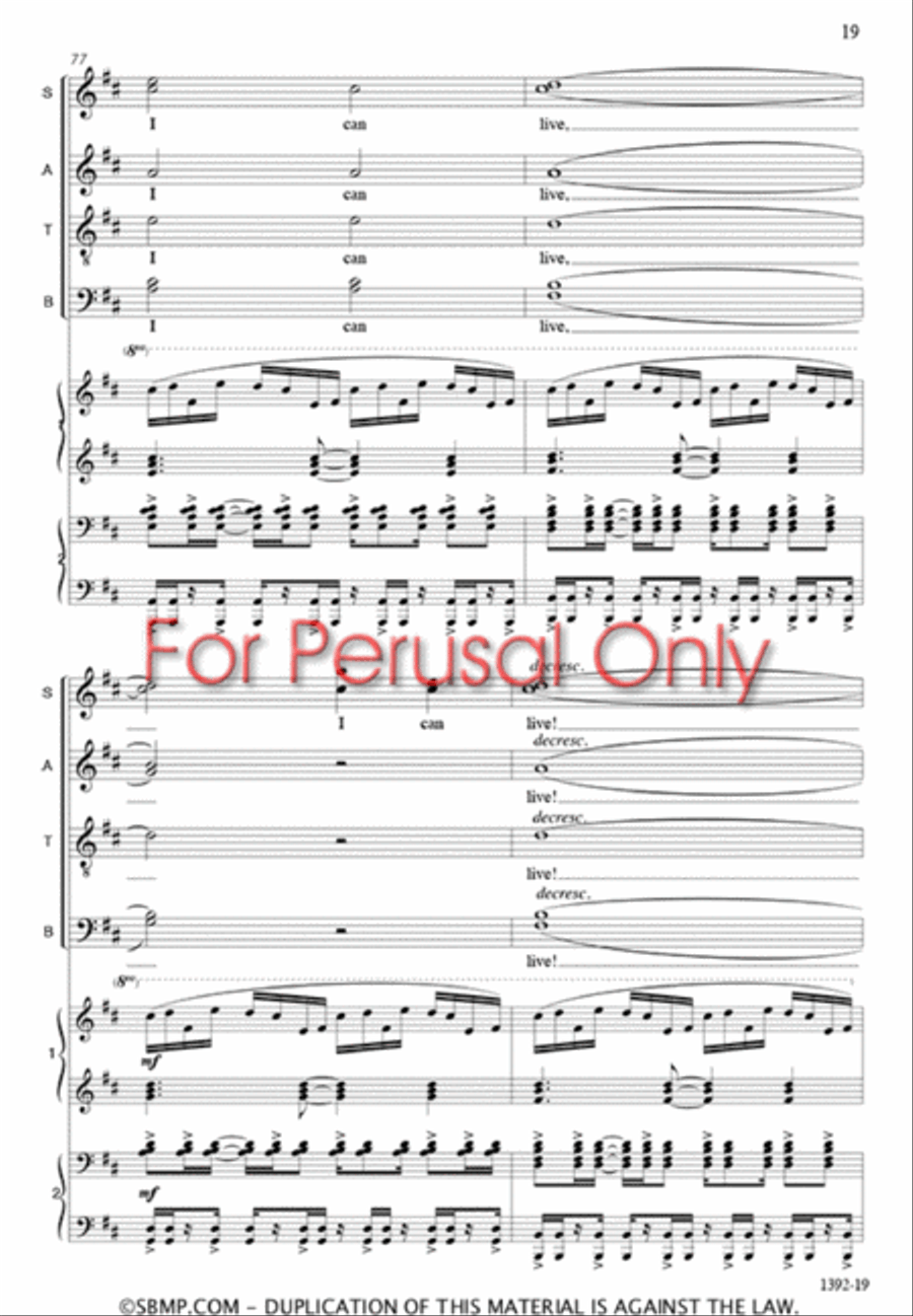 Joy - SATB Octavo Joy - SATB Octavo 4-Part scores gallery preview page 18