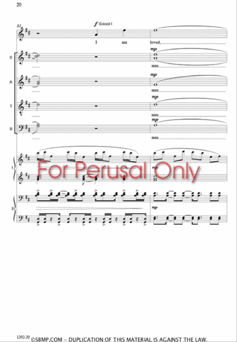 Joy - SATB Octavo Joy - SATB Octavo 4-Part scores gallery preview page 19