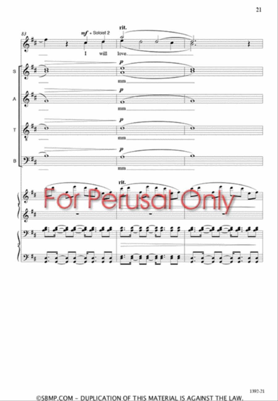 Joy - SATB Octavo Joy - SATB Octavo 4-Part scores gallery preview page 20