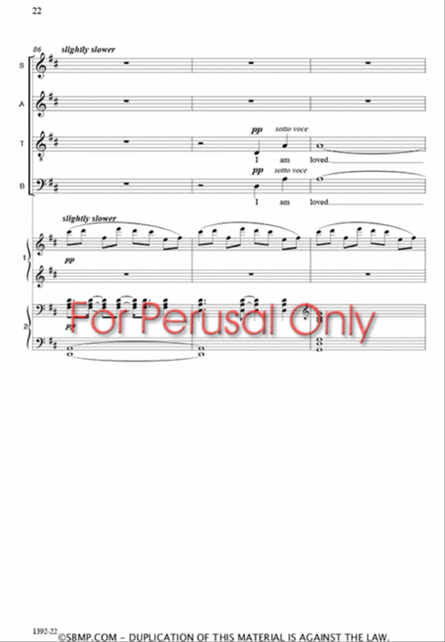 Joy - SATB Octavo Joy - SATB Octavo 4-Part scores gallery preview page 21