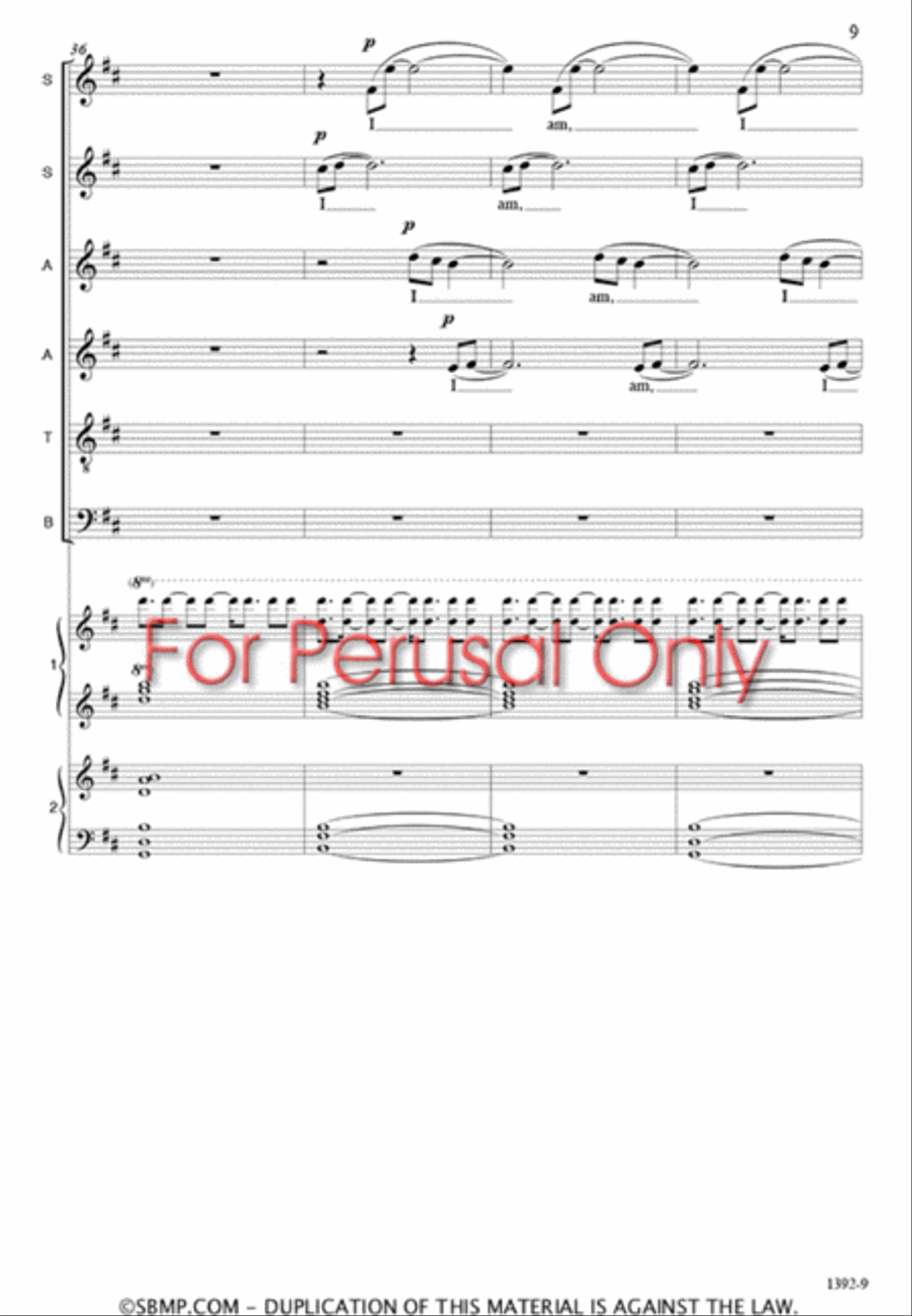 Joy - SATB Octavo Joy - SATB Octavo 4-Part scores gallery preview page 8