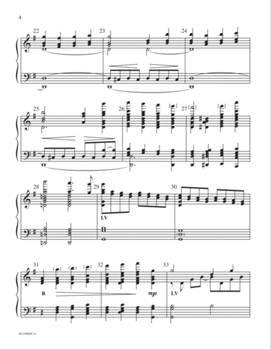 Come, Adore the Savior 5-Octaves scores gallery preview page 4