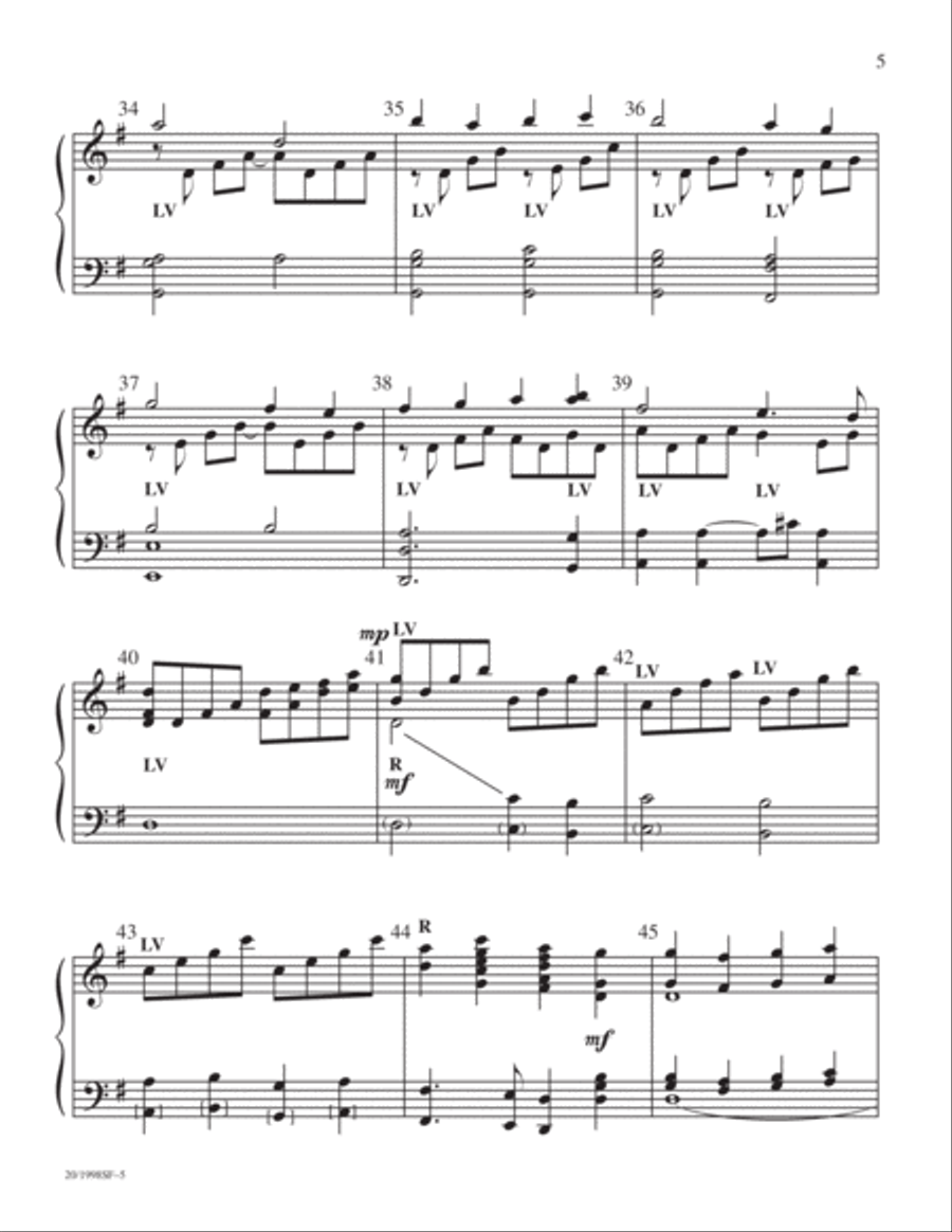 Come, Adore the Savior 5-Octaves scores gallery preview page 5