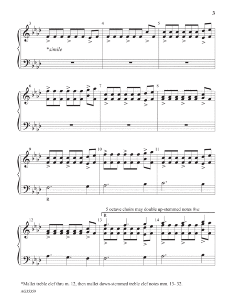 Quickening Spirit Handbell scores gallery preview page 3