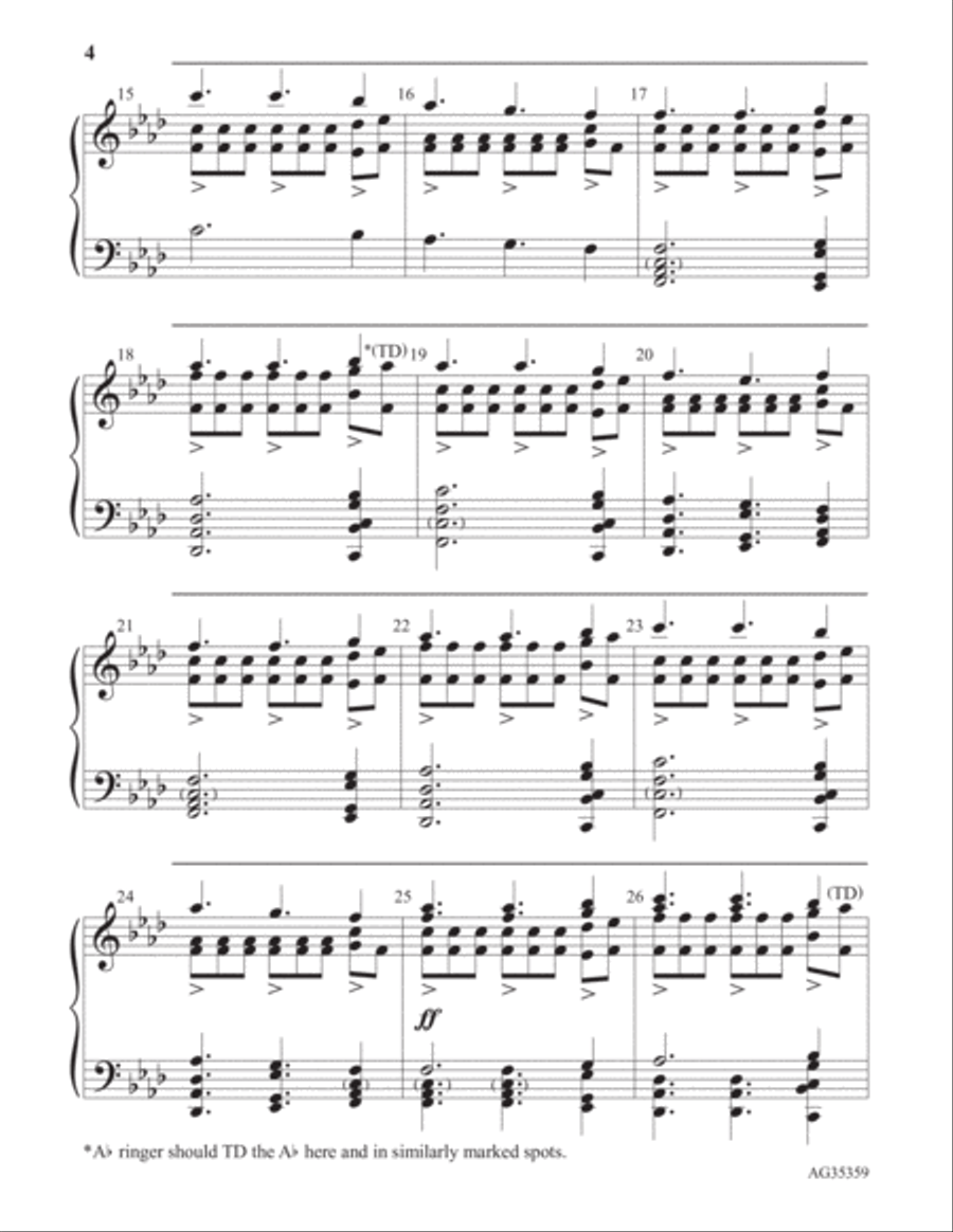 Quickening Spirit Handbell scores gallery preview page 4