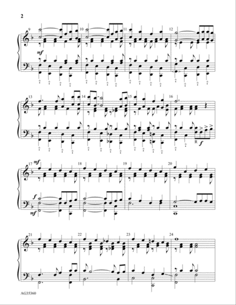 When the Saints Go Marching In Handbell scores gallery preview page 3