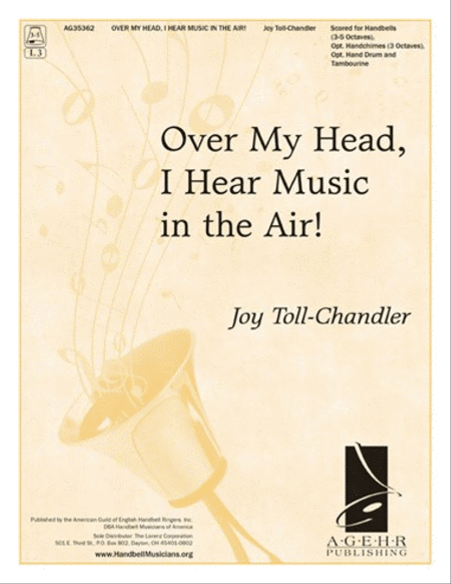 Over My Head, I Hear Music in the Air! Handbell scores gallery preview page 1