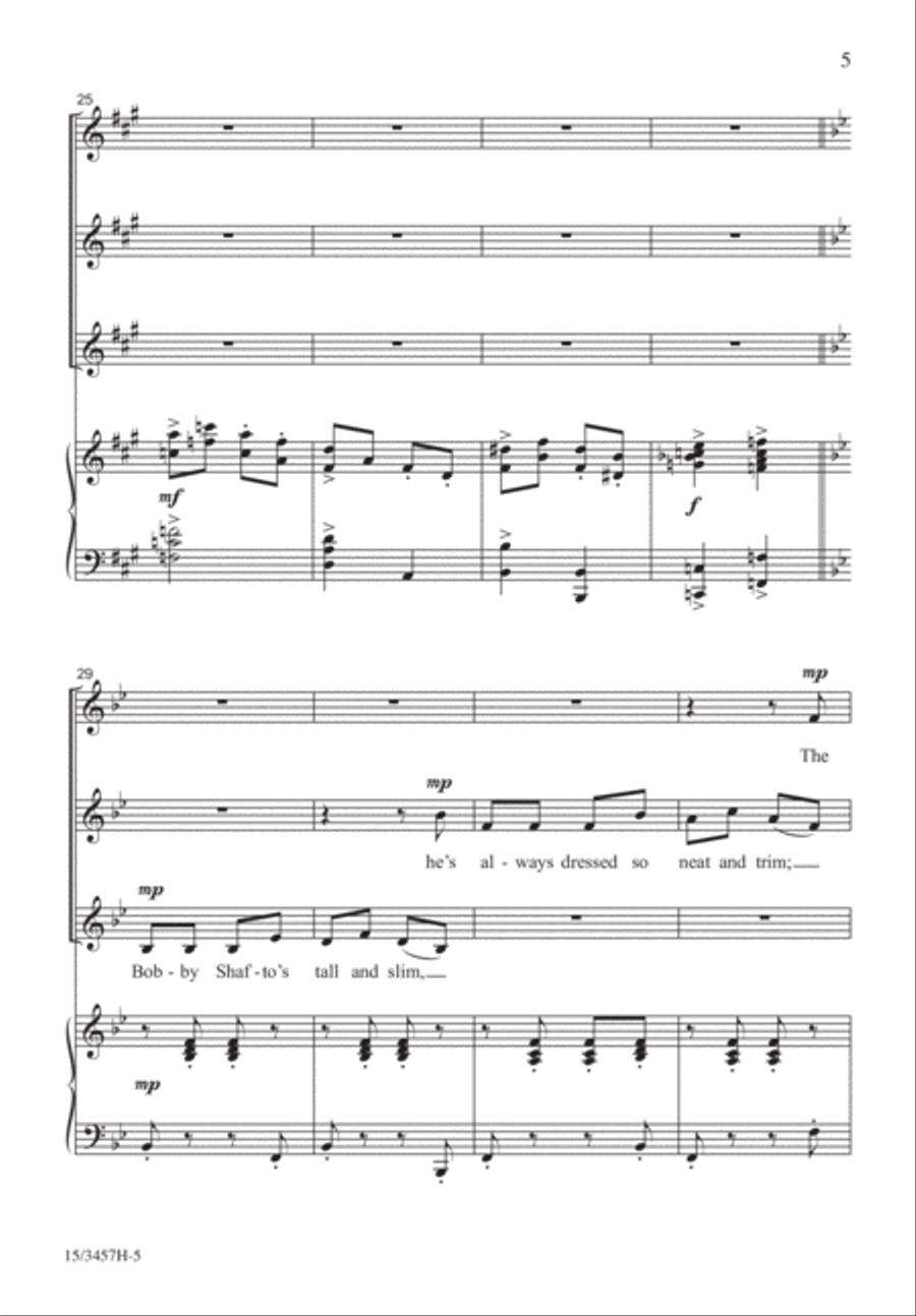 Bobby Shafto Bobby Shafto SSA scores gallery preview page 5